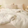 Colcha de grado A de algodón 100% con fibra de soja, con 30% de fibra de alcohol polivinílico modificada con proteína, núcleo de colcha de algodón puro, adecuada para uso en primavera y otoño, y también para invierno