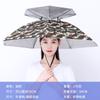 Chapéu de Pesca com Guarda-chuva em Estoque, Chapéu Grande com Guarda-chuva, Guarda-chuva de Cabeça Dobrável de Uso Duplo para Sol e Chuva ao Ar Livre para Homens e Mulheres, Atacado
