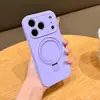 Funda de Teléfono Magnética de Color Sólido para iPhone 18 Pro Max con Agujero Microperforado para Líquidos, Cubierta de Cobertura Total con Protección contra Caídas para Apple 17