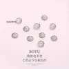 Colar de Pérolas Base de Flor Pulseira de Ouro 18K Espaçador de Pérola Flor Material para Joias Artesanais DIY Acessórios Atacado Base de Pérola
