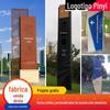 Escultura de Fortaleza Espiritual, Guia de Ponto Cênico, Placa de Empresa, Design de Publicidade, Caixa de Luz, Outdoor, Placa Personalizada de Flores e Grama