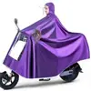 Impermeable para bicicletas eléctricas y motocicletas, extragrande y grueso, con protección para cara y pies, apto para un o dos pasajeros, hombres y mujeres, para andar en scooters eléctricos con lluvia intensa