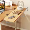 Placa de extensión de escritorio para sala de e-sports, borde de mesa extensible, plegable y ampliado, con soporte para brazo y bandeja para teclado