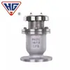 Válvula de Escape Rápida Compuesta Hugong de Shanghái Fsp-16P Acero Inoxidable Válvula de Escape Automática Rápida con Brida