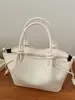 Bolsa de Ombro Transversal Casual Simples Moda Retrô Textura Tendência Cor Sólida Ins para o Trabalho Nova Coleção Primavera 2026