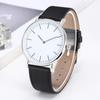Comércio exterior popular ultra-fino casual malha pulseira relógio masculino moda simples de dois pinos escala estudante impermeável relógio de quartzo