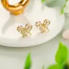 Pendientes para Mujer Aguja de Plata S925 Artefacto para el Cuidado del Oído Pendientes de Nicho Estilo Bosque Mini Pendientes Elegantes Versátiles Joyería