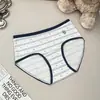 Calcinhas de Algodão Puro com Estampa Nova para Mulheres, Forro 100% Algodão, Forro Antibacteriano Feminino, Calcinhas Triângulo Respiráveis Amigas da Pele para Meninas, Atacado