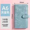 Cuaderno A6 con Tacto de Piel, Bloc de Notas de Negocios, Personalizable con Logo, Cuaderno de Bolsillo Portátil, Portalápices A6, Cuaderno Pequeño con Cierre Magnético