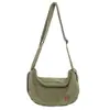 Bolso Bandolera Simple para Hombres y Mujeres 2026 Nuevo Casual Color Sólido Bolso de Hombro Único Estilo Japonés Gran Capacidad Bolso Mensajero Mochila de Yoga