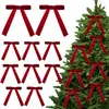 Producción de Lazos de Cinta de Terciopelo de 2.5cm para Decoración de Regalos, Adornos de Árbol de Navidad, Cintas, Accesorios de Navidad y Cintas Tejidas
