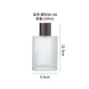 Frasco de perfume transparente de alta qualidade, frasco quadrado de vidro vazio, 30ml, 50ml, 100ml, frasco com borrifador de pressão, frasco de perfume com tampa de encaixe