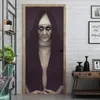 Cubierta de Puerta de Halloween de Amazon Transfronteriza Diseños de Banderas de Atmósfera de Terror de Viento Oscuro