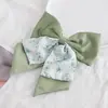 Ins Goma para el Cabello Nuevo Lazo Tocado Pasador Flor Linda para la Cabeza Parte Trasera de la Cabeza Pinza Superior Pinza de Resorte Dulces Accesorios para el Cabello