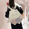Mochila de Gatito Lindo para Mujer 2025 Nueva Bolsa Escolar para Estudiante de Chica Suave Mochila Pequeña Ligera de Viaje para Niños