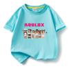 Ropa infantil con estampado de dibujos animados para niñas, camiseta de algodón de manga corta, abrigo para niños, artículo de fábrica para bebé, suministro transfronterizo al por mayor