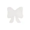 Reposacabezas y soporte lumbar de peluche personalizados para coche con diseño de lazo lindo, proporcionando soporte cómodo para el cuello y la espalda para uso en el coche