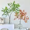 Flores, Decoraciones de Flores Artificiales, Plantas Verdes Biónicas, Plantas Falsas, Plantas en Maceta, Decoraciones para Mesa de Comedor de Sala de Estar Interior, Decoraciones Florales