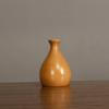 Vaso Decorativo Retro de Madeira Maciça Estilo Chinês, Vaso Artístico para Flores Secas para Sala de Chá, Ornamento Criativo para Sala de Estar, Adereço para Fotos