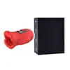 Entrenador con forma de boca, masajeador de pene masculino, vibrador de silicona, copa de avión recargable, juguete sexual para adultos