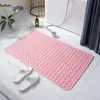 Alfombrilla Antideslizante para Baño Hotel PVC Ventosa Alfombrilla para Suelo Hogar Bañera Alfombrilla WC Baño Masajeador para Pies