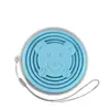 Taza Plegable de Silicona Grado Alimenticio Resistente a Altas Temperaturas Portátil Taza de Viaje para Niños Taza para Cepillarse los Dientes Taza para Enjuague Bucal con Tapa