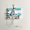 Gancho Mediterráneo Promocional de Fábrica Estilo Océano Accesorios para el Hogar Perchero Gancho Pequeño Creativo Gancho de Hierro