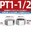 Tapa de extremo de tubería de alta presión de acero inoxidable 304 tapón hexagonal exterior tapón de rosca fina tapón de tubería tapón tapón tapón de rosca interior tapón G tapón PT