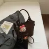 Bolsa de Mão Elegante, Simples e Leve para Mulheres 2025 Nova Bolsa de Ombro Único de Aparência Sofisticada Bolsa Transversal Xadrez de Nicho