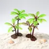 7CM simulação pequena coqueiro bandeja de areia modelo árvore simulação planta cena decoração animal combinação cristal lama acessórios árvore
