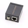 Extensor VGA 60 m Amplificador de sinal VGA para rede Transmissor por cabo de rede Extensor de cabo de rede para VGA