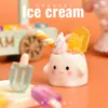 Yqt Mini Sorvete de Frutas Brinquedo de Comida Boneca da Moda Brinquedo de Pelúcia Acessórios de Roupa Picolé Resina Acessórios DIY