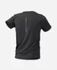 Camiseta de Secado Rápido para Hombre Transfronteriza Verano Nuevo Estilo Seda de Hielo Transpirable Manga Corta Ropa de Fitness Entrenamiento de Bádminton Running Deportes
