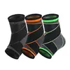 Tobillera profesional para deportes, protección de articulaciones, doble correa, vendaje cruzado, tobillera anti-torceduras, soporte de compresión