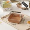 Caja Cortadora de Pastel de 3 Pulgadas 4 Pulgadas Tiramisú Lasaña Pastel Vasco Caja de Empaque para Postre Altura