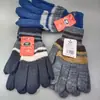 2 yuanes al por mayor Invierno Código de Barras guantes para hombre engrosados guantes de algodón de dedo completo guantes para hombre dos yuanes
