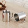 Taza de Café Aislada de Doble Capa 304, Taza Doméstica de Acero Inoxidable, Taza para Exteriores, Taza de Café con un Toque de Lujo Ligero y de Alta Gama