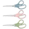 Tijeras Domésticas de Acero Inoxidable con Mangos de Plástico de Goma, Tijeras de Sastre, Tijeras para Cortar Papel de Oficina, Tijeras para Manualidades DIY, Tijeras para Tela, Tijeras para Cortar Papel de Diario