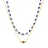 Europea y Americana Más Vendida Dulce y Fresca Estilo Chica Caliente Cadena de Cintura de Doble Capa Metal 18K Acero Inoxidable Cadena de Cintura de Playa Joyería Transfronteriza Venta al por Mayor