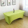 Conjunto de Mesa Elástico Transfronteiriço Conjunto para Bar de Coquetéis Toalha de Mesa Elástica Cobertura de Mesa para Reunião de Hotel Banquete Toalha de Mesa para Casamento ao Ar Livre