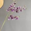 Flor Simulada Color Maillard Otoño Fénix Mariposa Orquídea Suministro de Ultramar Muestra para el Hogar Decoración de Paisaje de Boda Al por Mayor