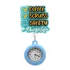 Reloj de Bolsillo Clásico de Enfermera y Doctor de Hospital con Apariencia Personalizada y Práctico Clip Retráctil para Insignia Colgante de Pecho