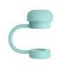Portalápices Multicolor Tapa de Popote 10MM Simple Funda de Popote de Silicona Color Sólido Silicona de Grado Alimenticio Funda para Vaso Stanley Explosiones