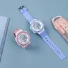Despertador Masculino Estudante Relógio à Prova d'Água Joias Masculinas e Femininas para Terno Acessórios Decorativos Luminosos de Mostrador Grande Pulseira de Joia