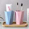 Taza creativa para cepillo de dientes con forma de diamante, taza para cepillarse los dientes en pareja, taza sencilla para baño, taza para lavarse los dientes, taza para enjuagar la boca, taza de regalo
