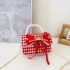 Año Nuevo Año Nuevo Sobres Rojos Infantiles Lazo Perla Portátil Bordado Dibujos Animados Peluche Princesa Niña Bandolera Billetera para Monedas