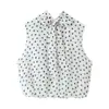 Ropa Europea y Americana Transfronteriza para Mujer Za Aliexpress Venta Caliente Verano Estilo Europeo y Americano Top Plisado Estilo Globo