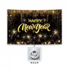 Banner de Año Nuevo 2027 Personalizado Fondo Feliz Año Nuevo Amazon Fiesta en Casa Bandera para Fiesta al Aire Libre