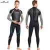 Entrega de una pieza traje de buceo de 3MM para hombre traje de buceo de una pieza de manga larga cálido para mujer traje de baño de invierno a prueba de frío para surfear snorkel