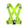 Chaleco Reflectante Elástico de Alta Calidad con Correas para Ciclismo, Carrera Nocturna, Conducir, Obra y Seguridad Vial